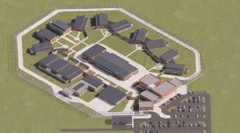 TJJD rendering of the proposed Brazoria County facility