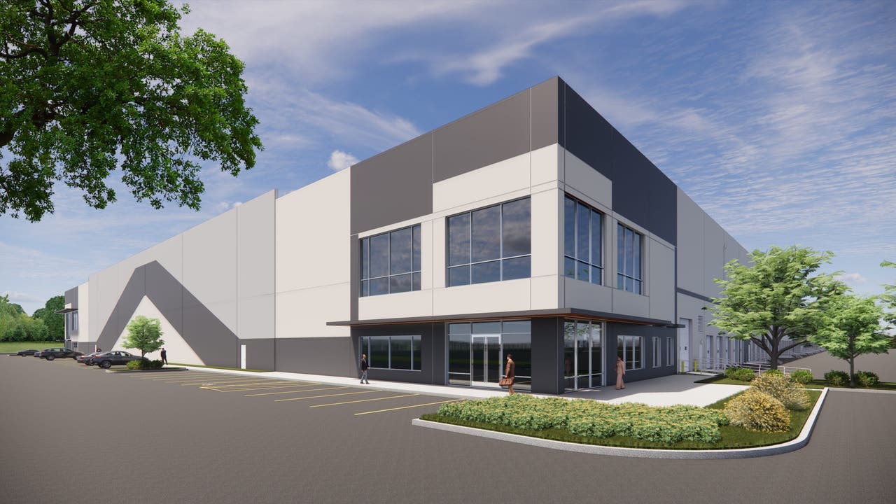Rendering of the CityNorth Industrial Park redevelopment