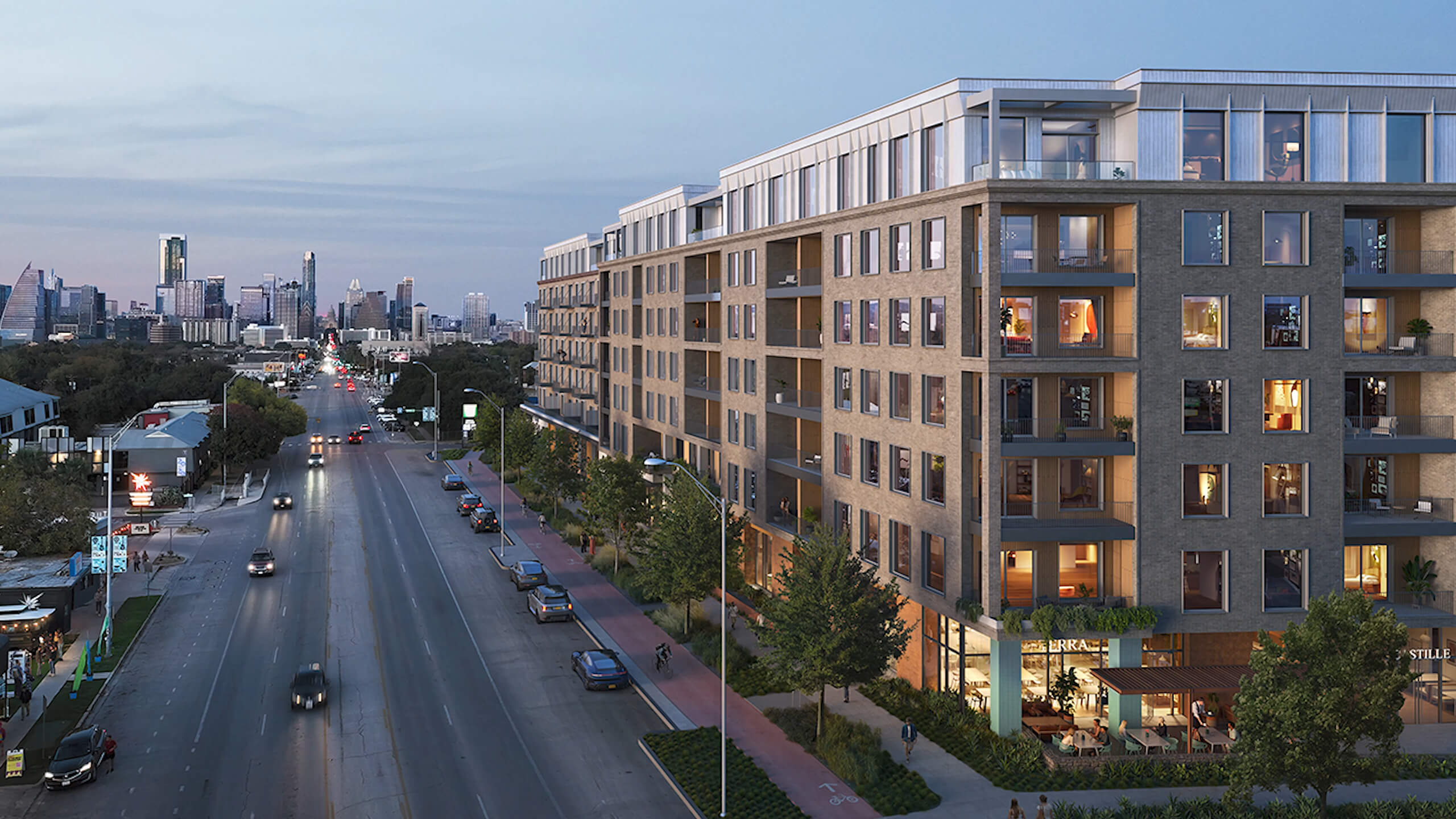 Developer rendering of Leland South Congress in Austin