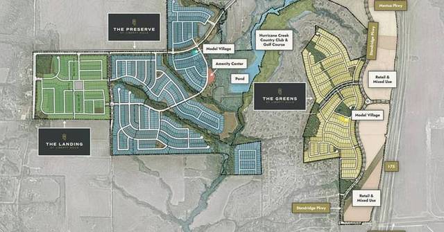 Conceptual master plan for Liberty Hills in Anna