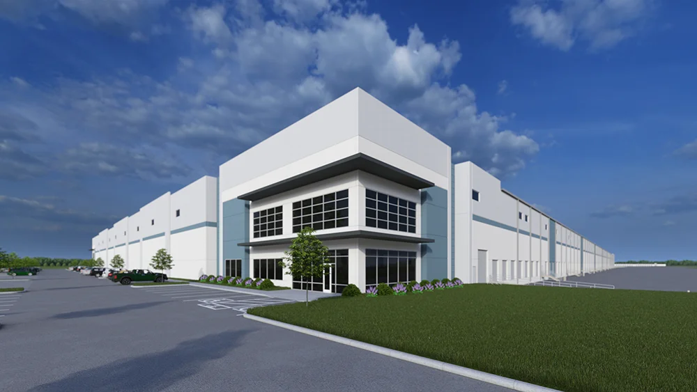 Denton Enterprise Logistics Park rendering: Cavalry Real Estate Partners.