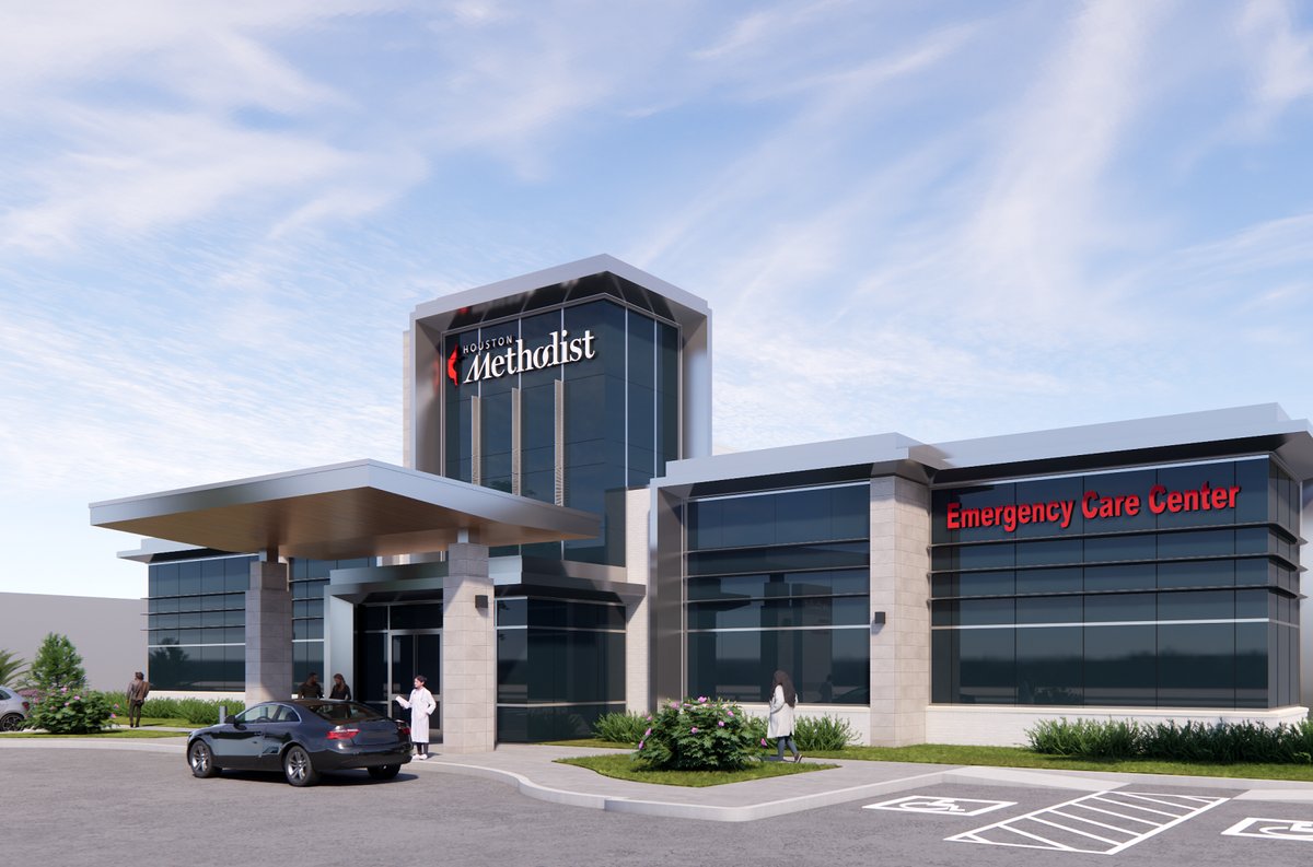 Katy Emergency Care Center rendering: Houston Methodist.