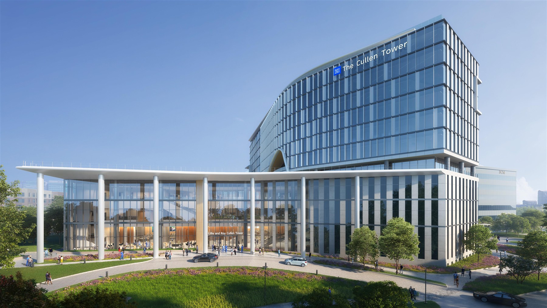 Rendering of Baylor College of Medicine’s Lillie and Roy Cullen Tower