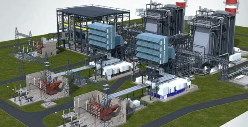 Illustrative combined-cycle power plant supplied by the publisher