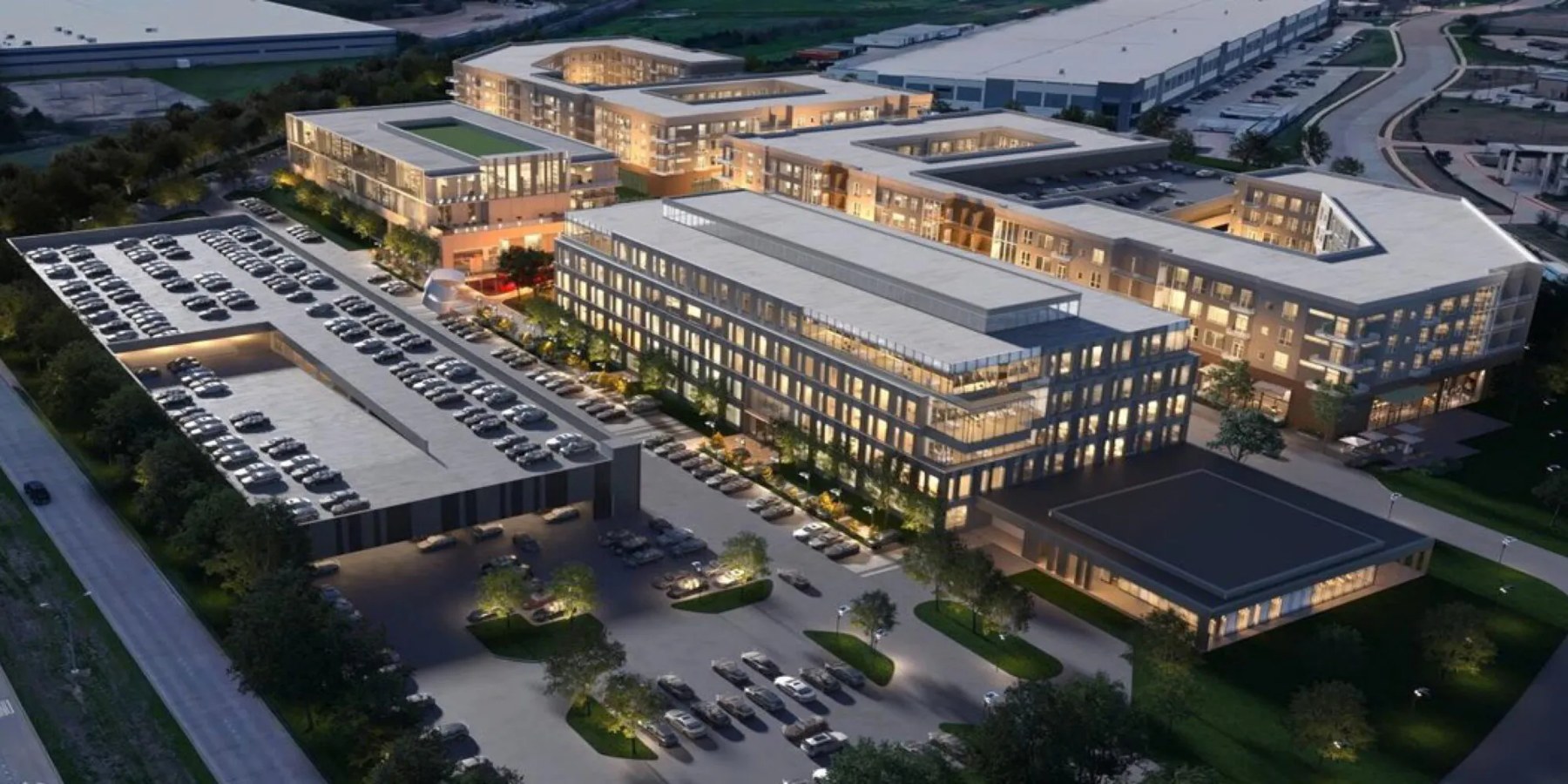 Developer’s conceptual rendering of the wider Mansfield Innovation Community