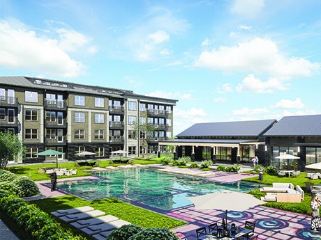 Rendering of Oaks Reserve Apartments in Bryan