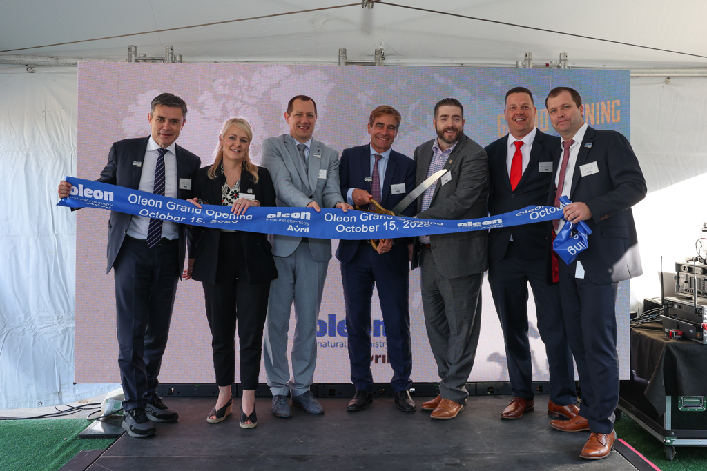 Representatives at the Oleon Conroe inauguration