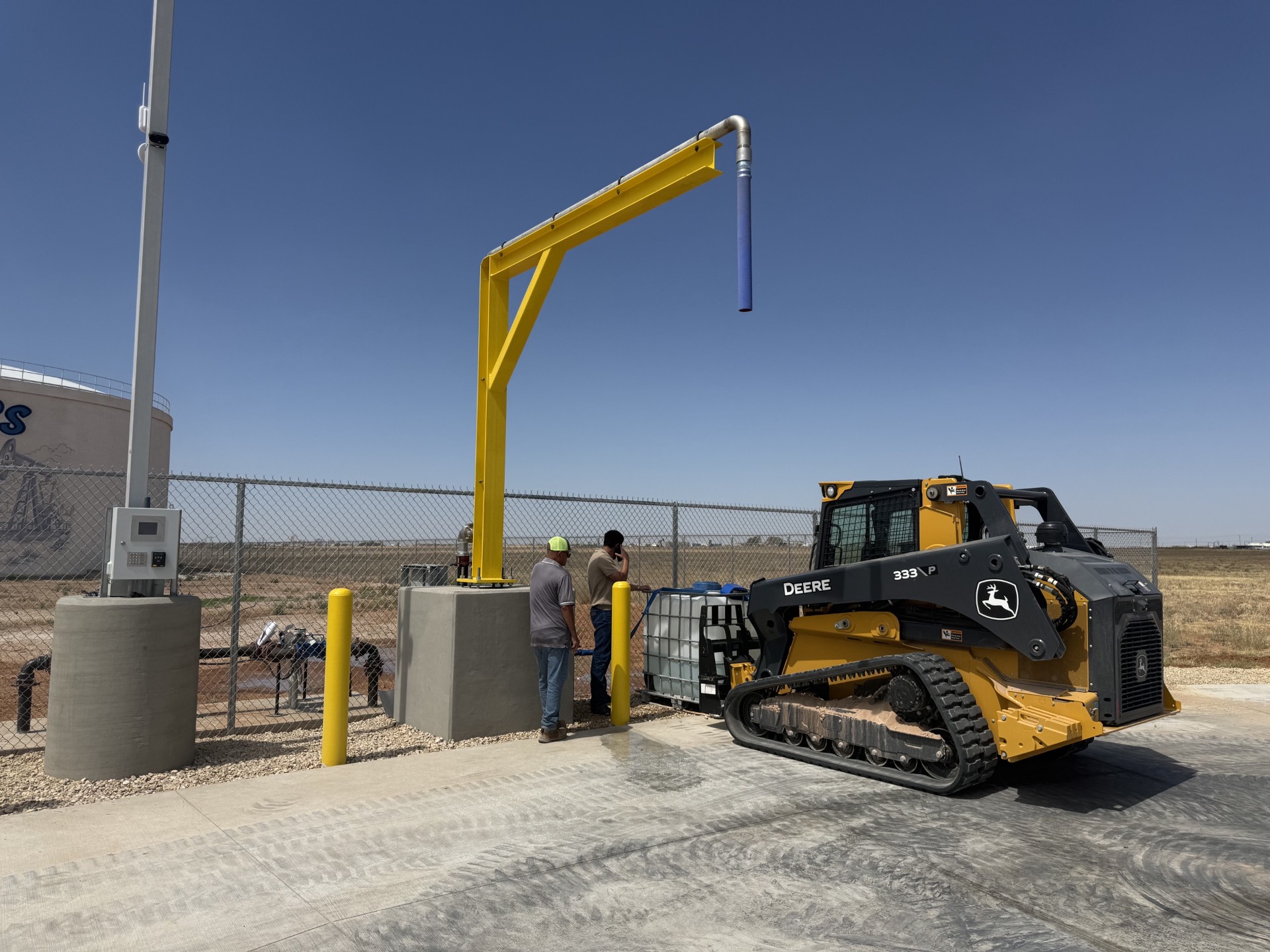 Existing Midland County Utility District bulk-water station