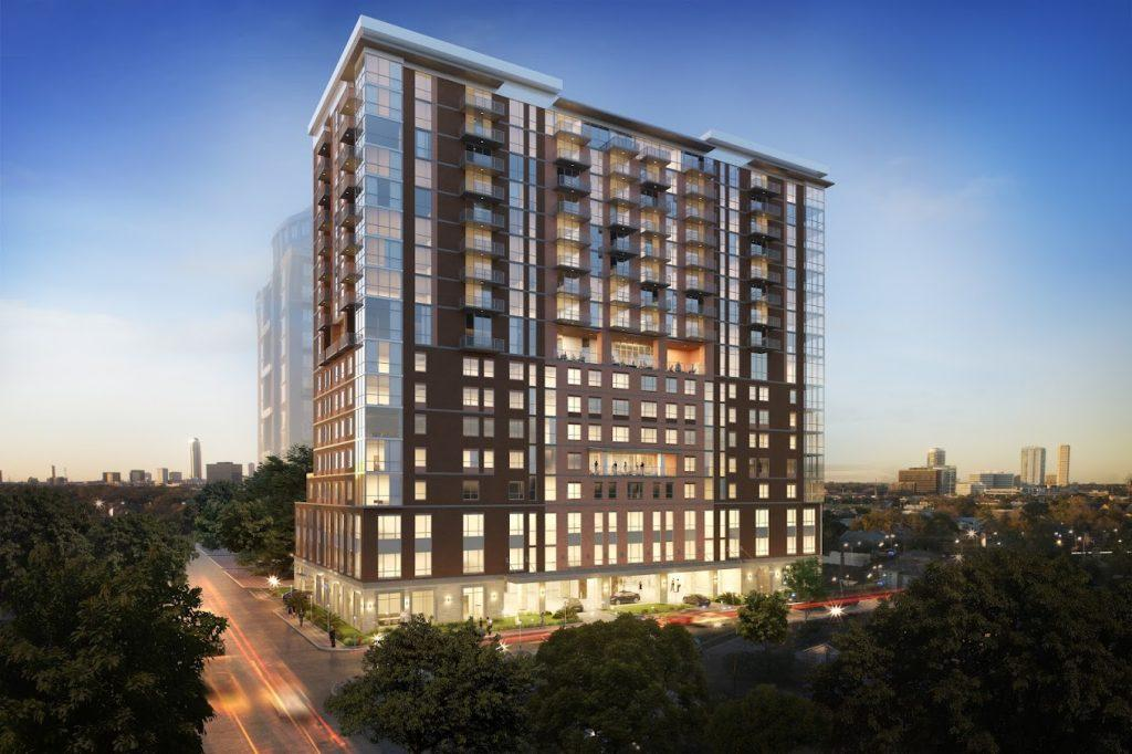 Residential tower reference rendering, not independently verified as Greenbriar Residences