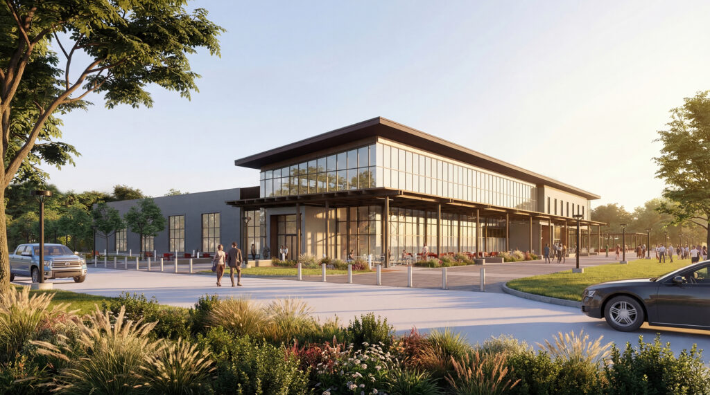 Rendering of Texas A&M Meat Science and Technology Center