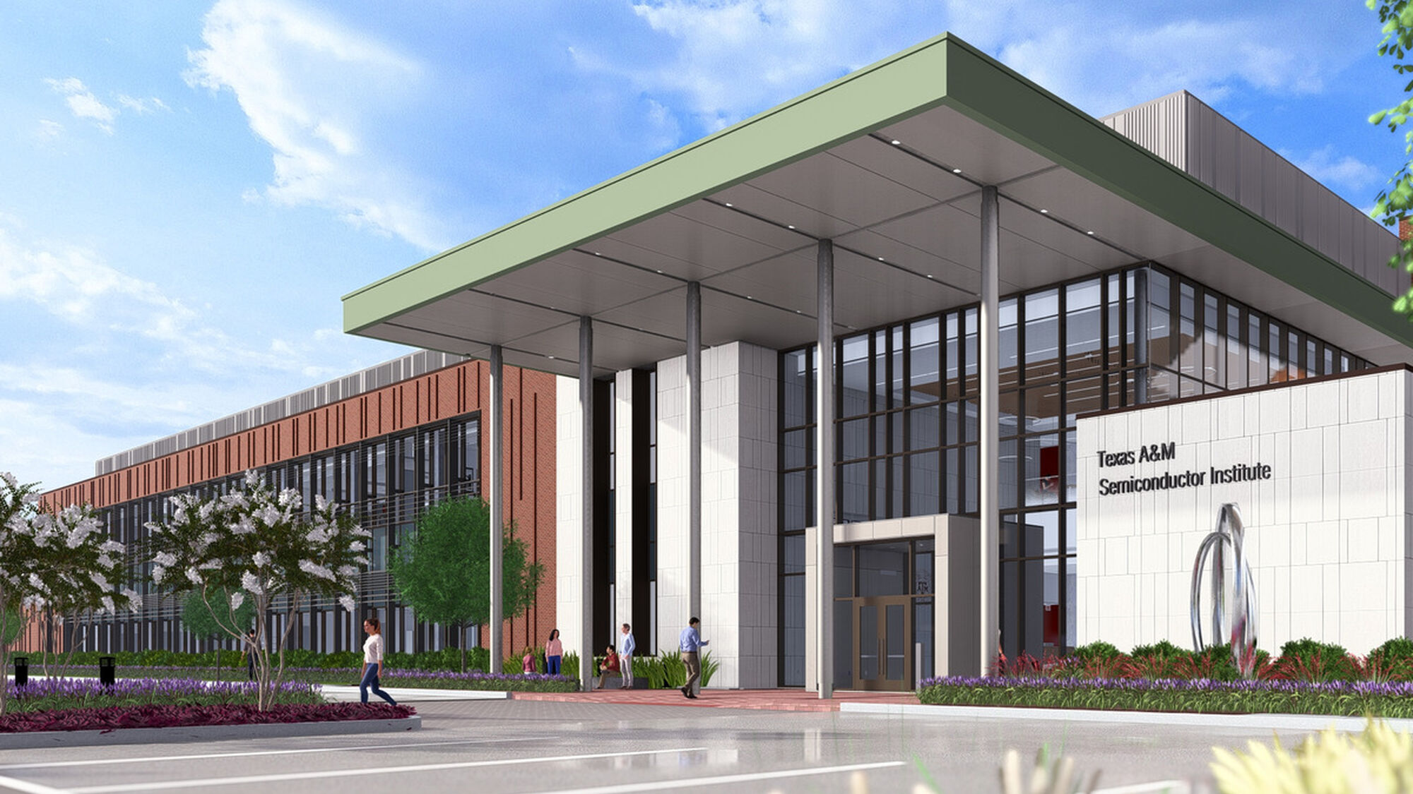 Texas A&M Semiconductor Institute project rendering